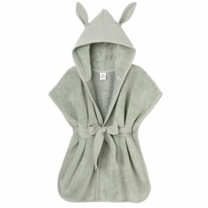 Peignoir bambou et gaze de coton 0/2 ans - Vert de Gris