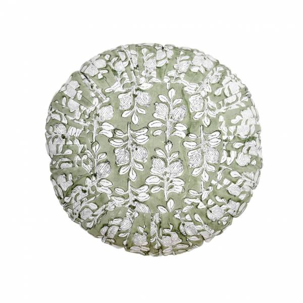 Coussin rond Alhambra - Olive