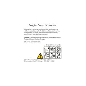 Bougie Lisboa 1kg - Cocon de Douceur