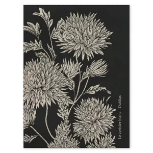 Torchon Dahlias - Le Cerisier Blanc